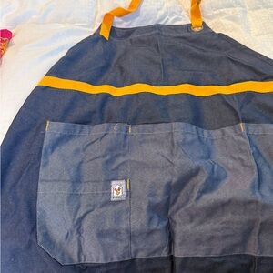 McDonald's Apron with Yellow and Blue Design
